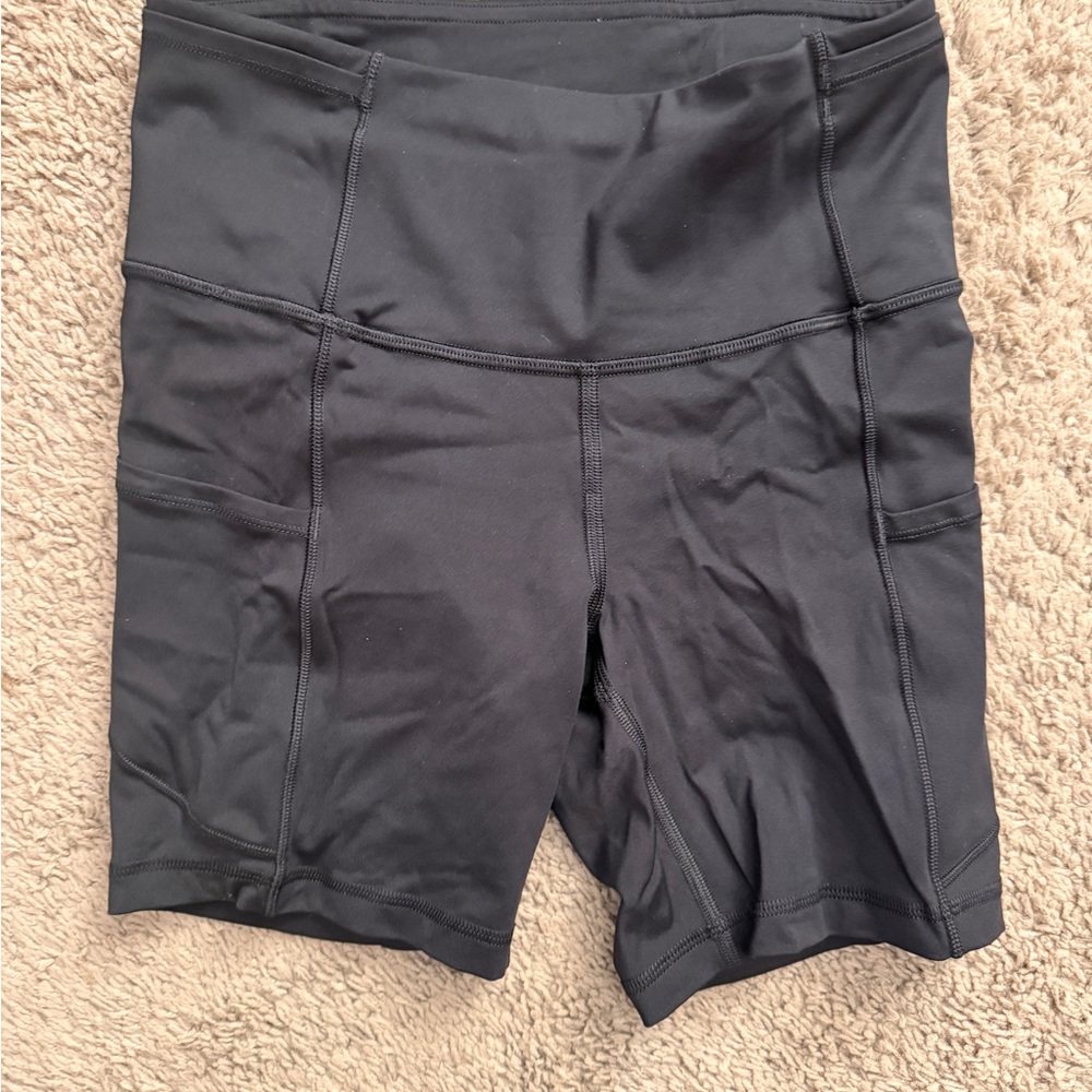 Black Women's Lululemon Athletic Shorts